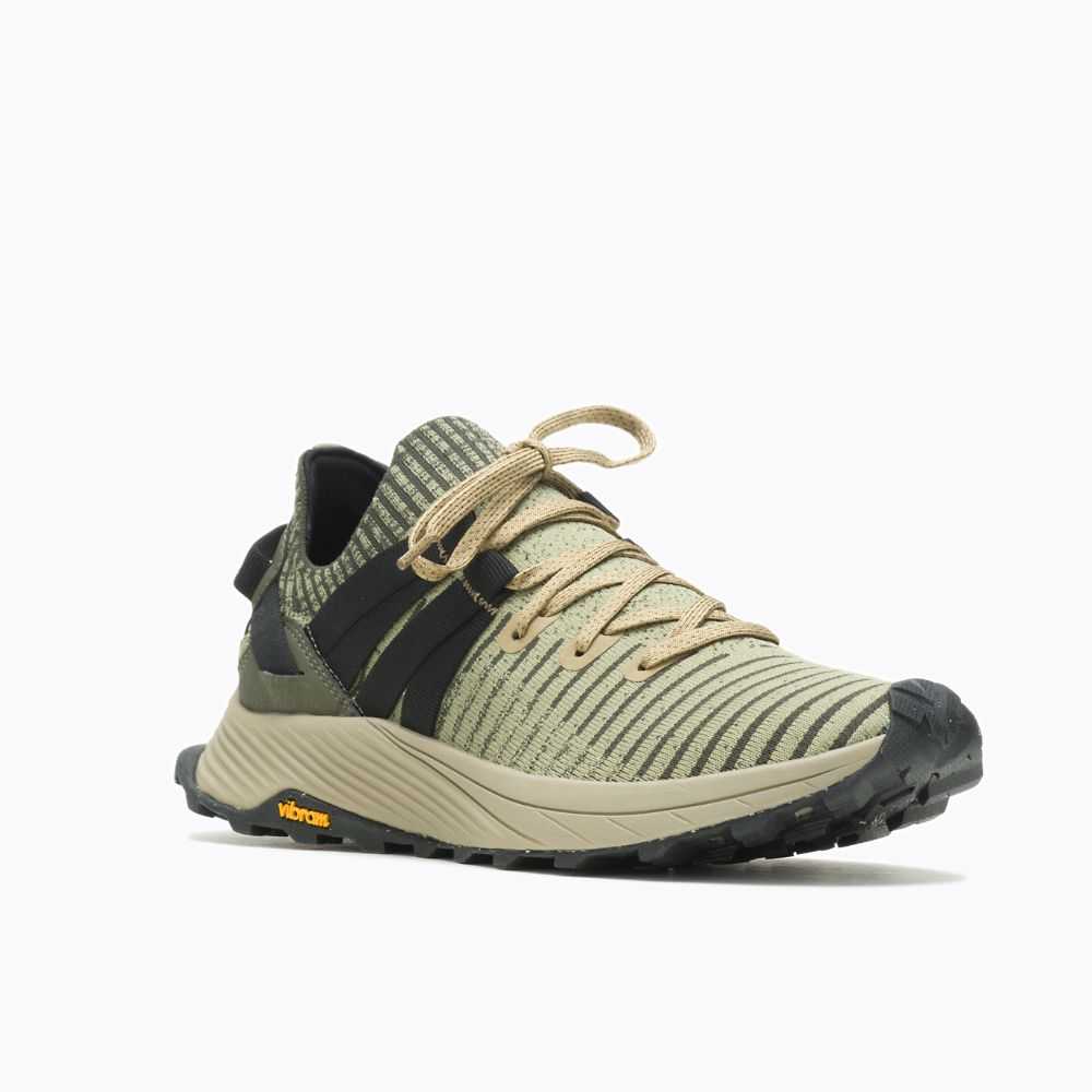 Tenis Merrell Embark Encaje Anchos Hombre Verde Oliva | México-2869203