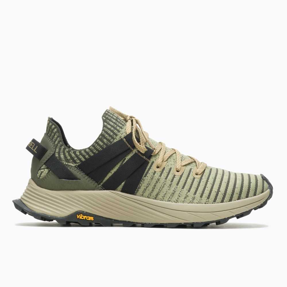 Tenis Merrell Embark Encaje Anchos Hombre Verde Oliva | México-2869203