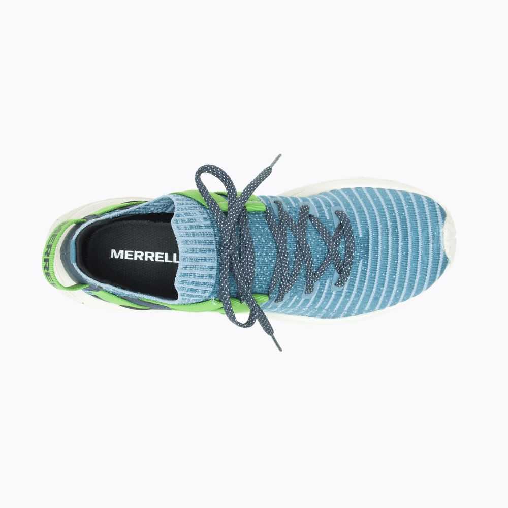 Tenis Merrell Embark Encaje Hombre Azules Grises | México-3246960