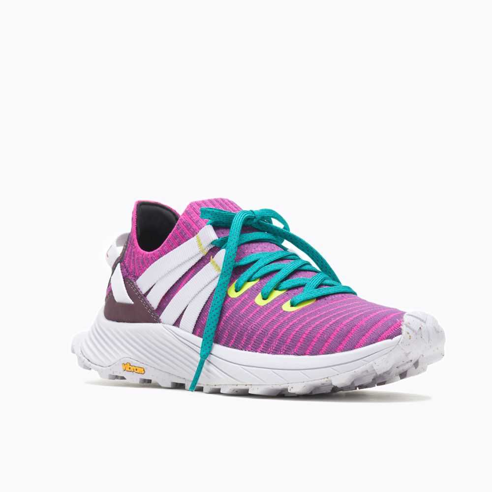 Tenis Merrell Embark Encaje Mujer Fucsia | México-8274063