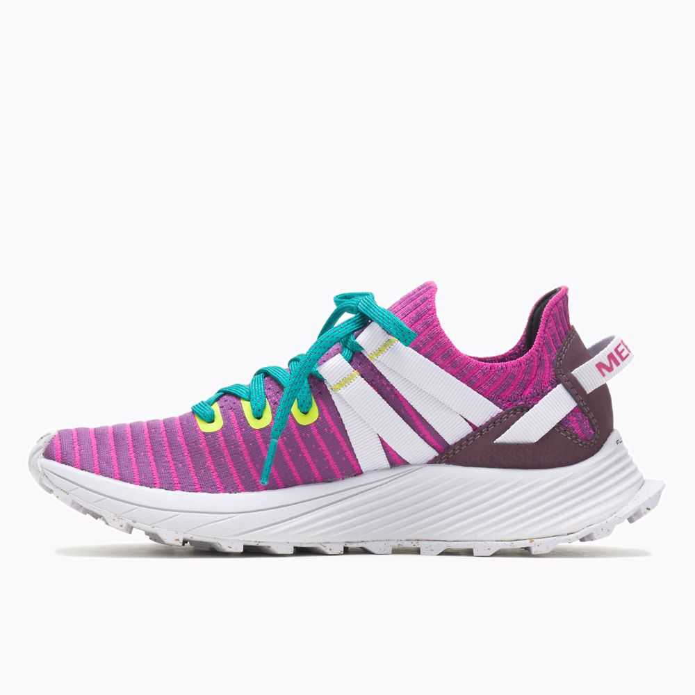 Tenis Merrell Embark Encaje Mujer Fucsia | México-8274063