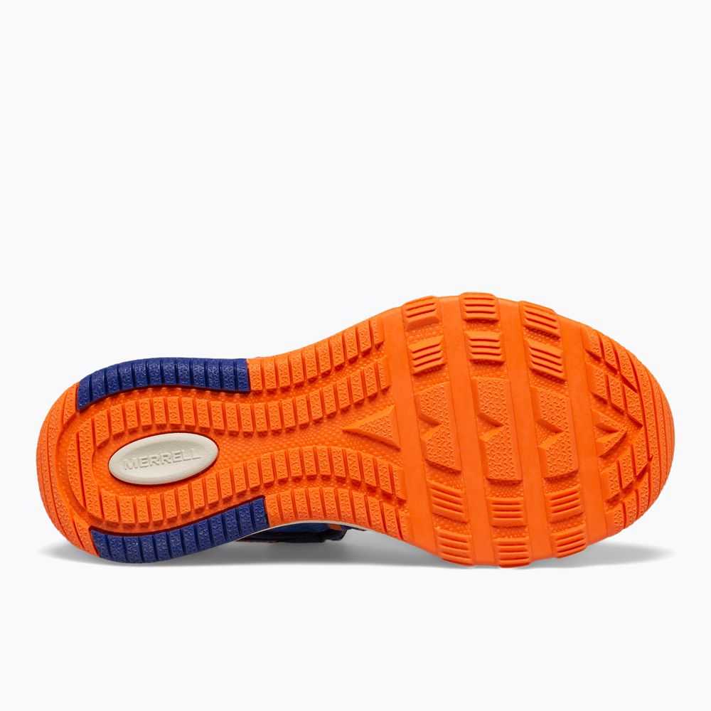 Tenis Merrell Hydro Free Roam Niño Azul Marino Naranjas | México-3209846