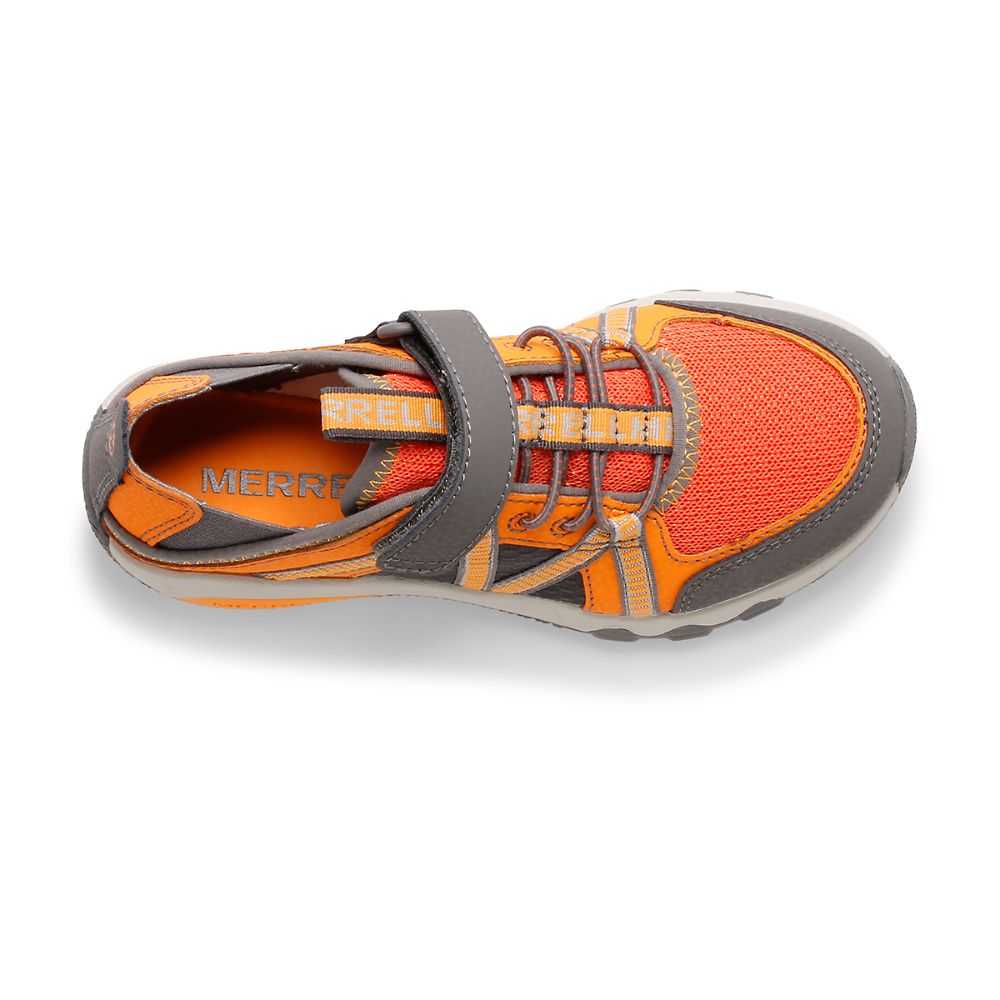 Tenis Merrell Hydro Free Roam Niño Grises Naranjas | México-7694623