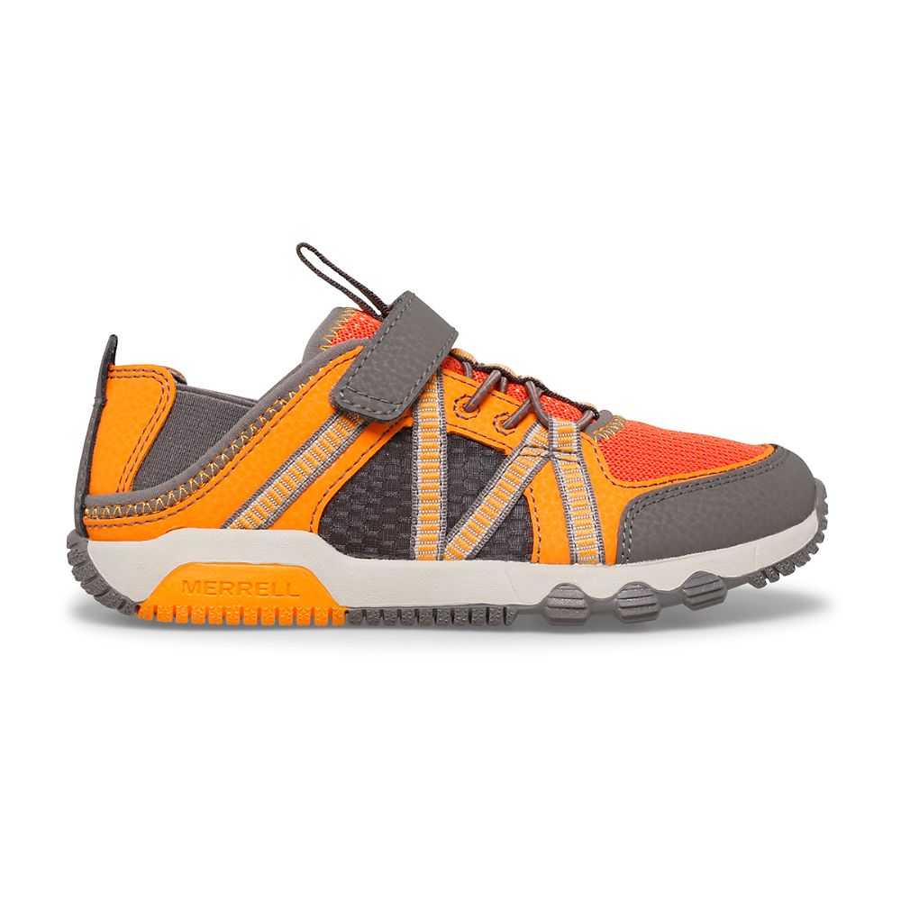 Tenis Merrell Hydro Free Roam Niño Grises Naranjas | México-7694623