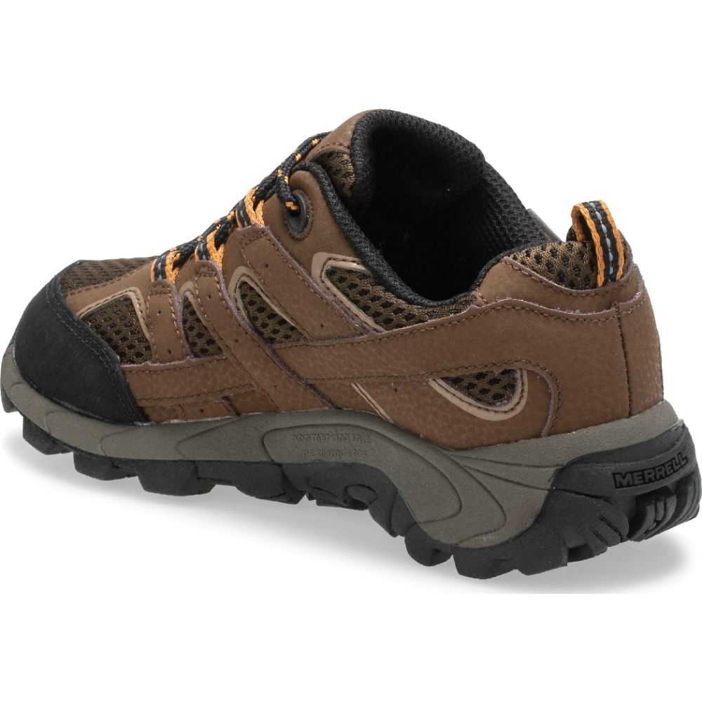 Tenis Merrell Moab 2 Low Encaje Niño Marrom | México-0294637