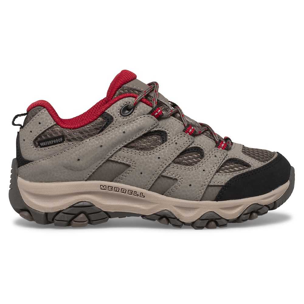 Tenis Merrell Moab 3 Low Encaje Niña Marrom Rojos | México-2326840