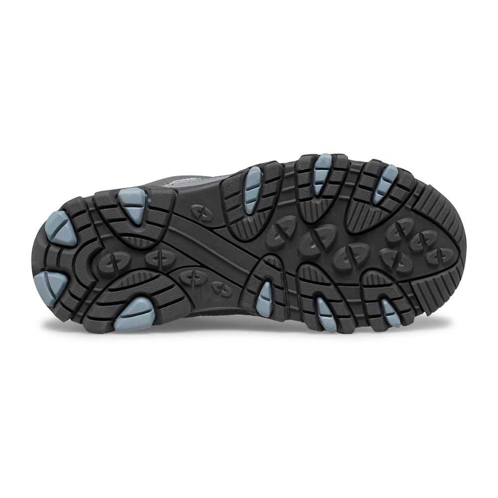 Tenis Merrell Moab 3 Low Encaje Niño Azules Grises | México-7924306