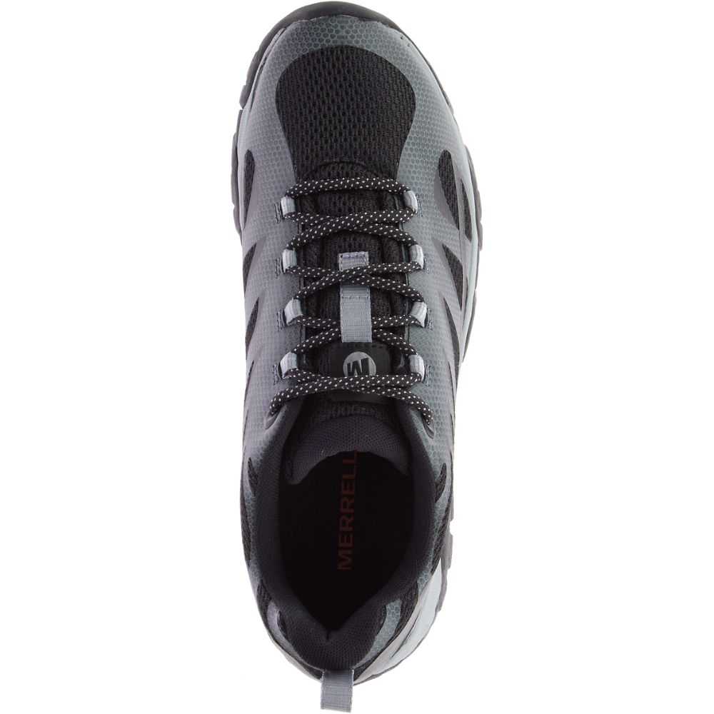 Tenis Merrell Moab Edge 2 Anchos Hombre Negros | México-6362947