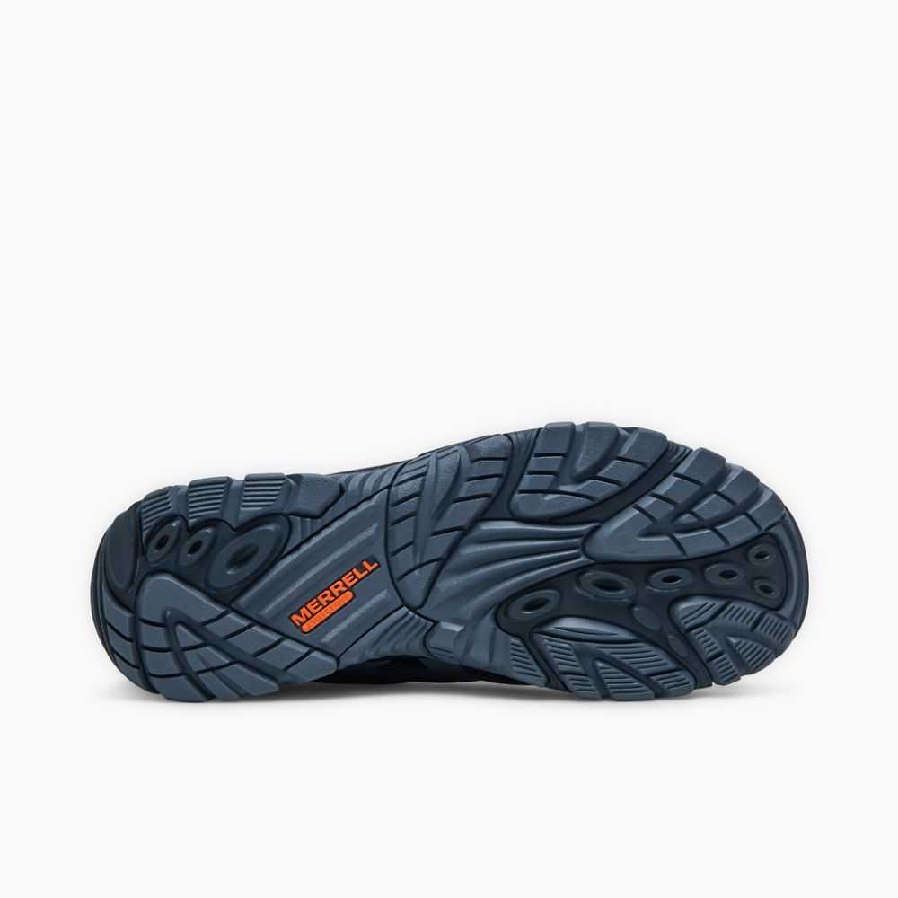 Tenis Merrell Moab Edge 2 Anchos Hombre Azules Oscuro | México-6703228