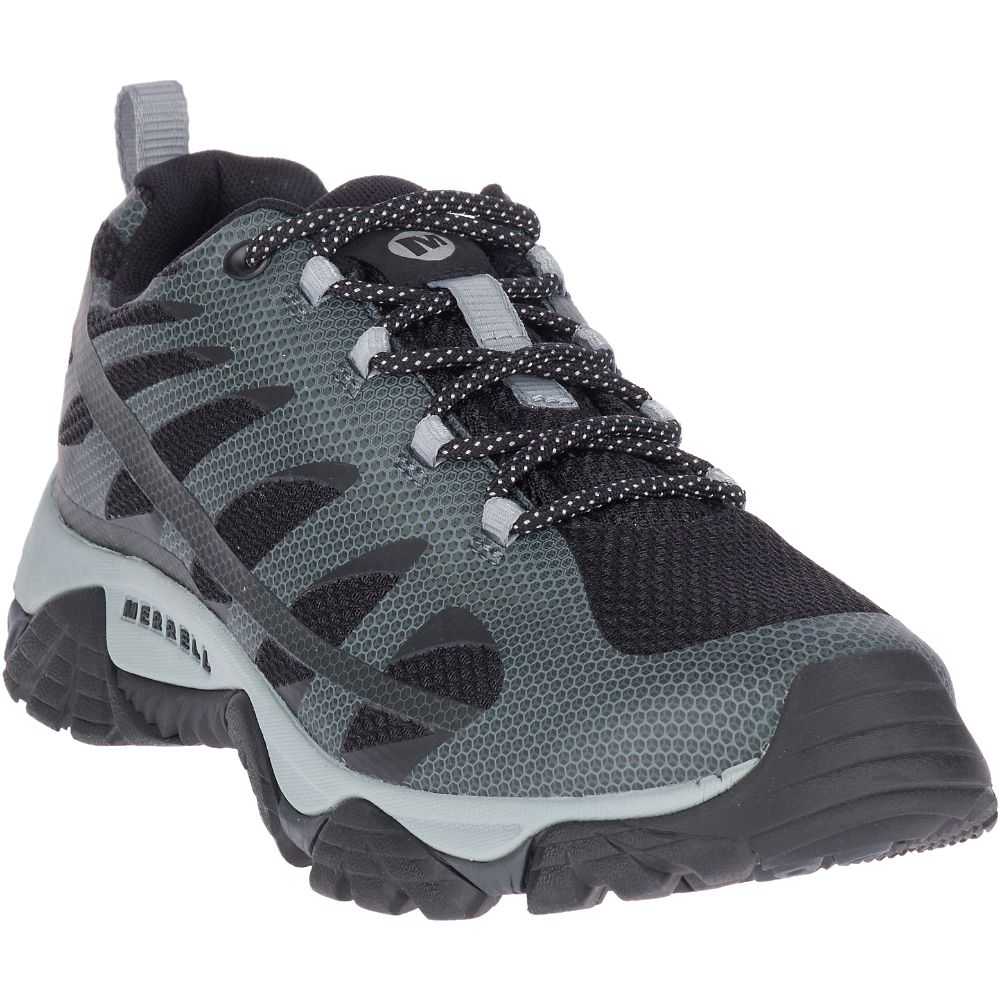 Tenis Merrell Moab Edge 2 Hombre Negros | México-8026964