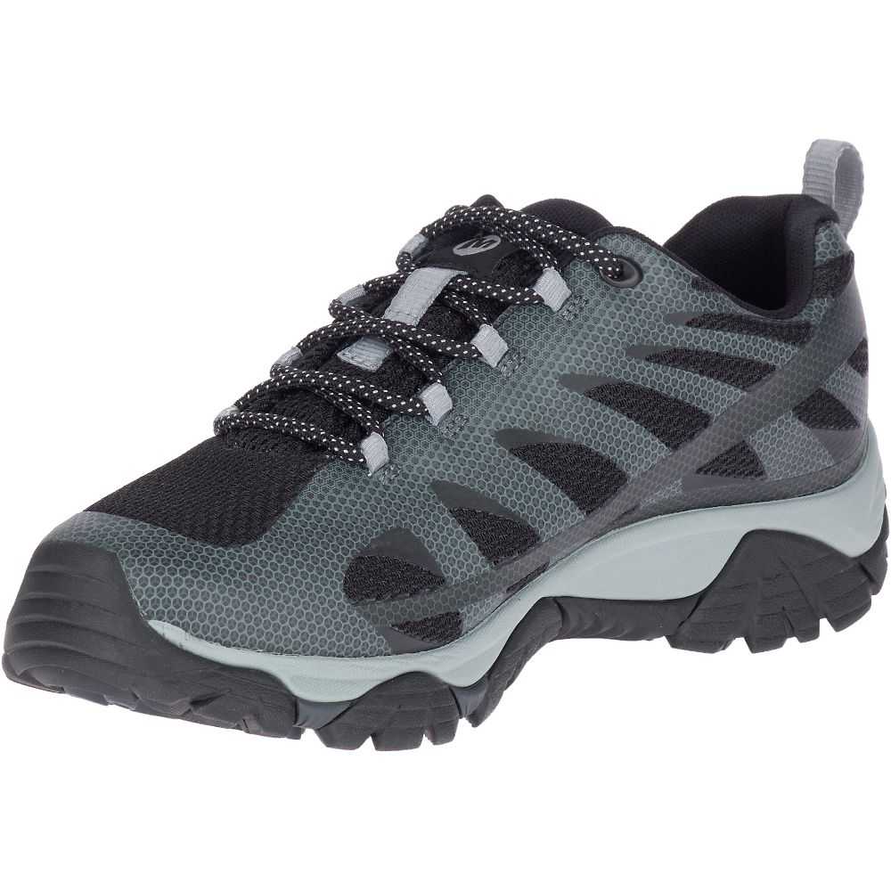 Tenis Merrell Moab Edge 2 Hombre Negros | México-8026964