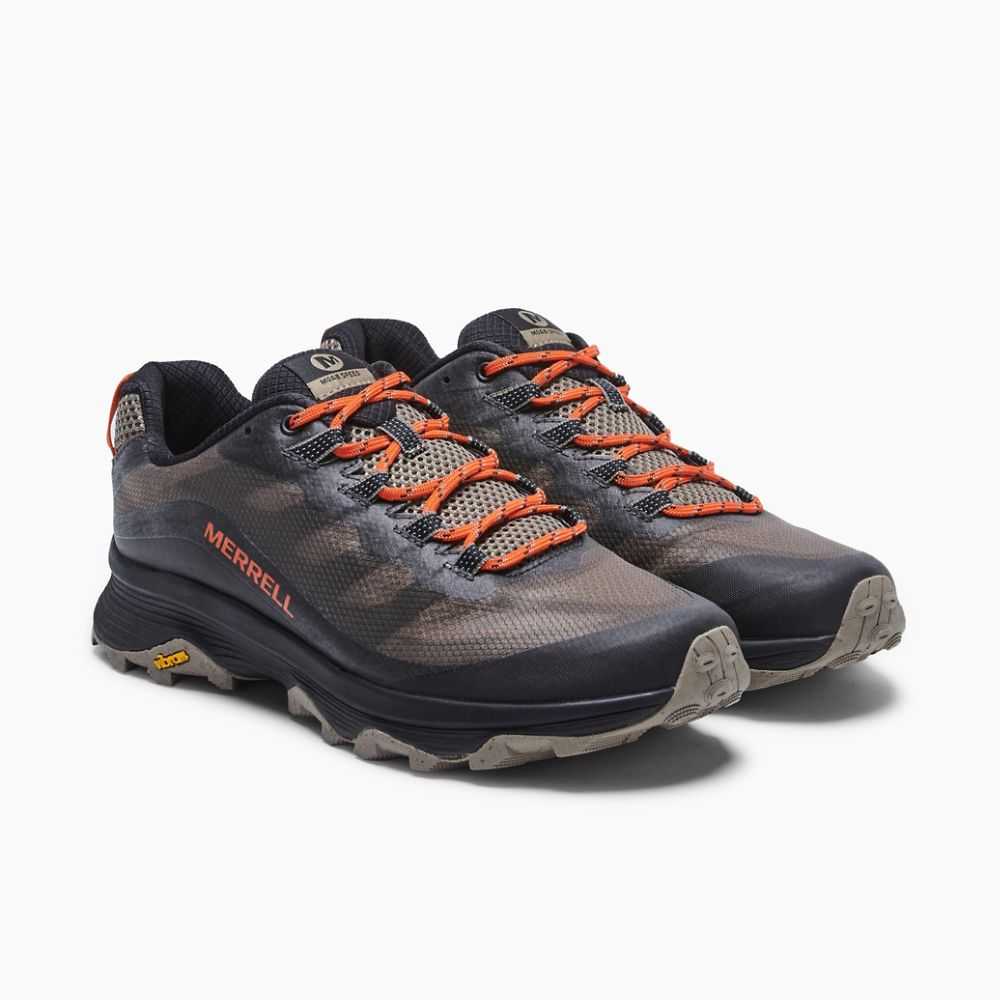 Tenis Merrell Moab Speed Anchos Hombre Grises | México-8230469