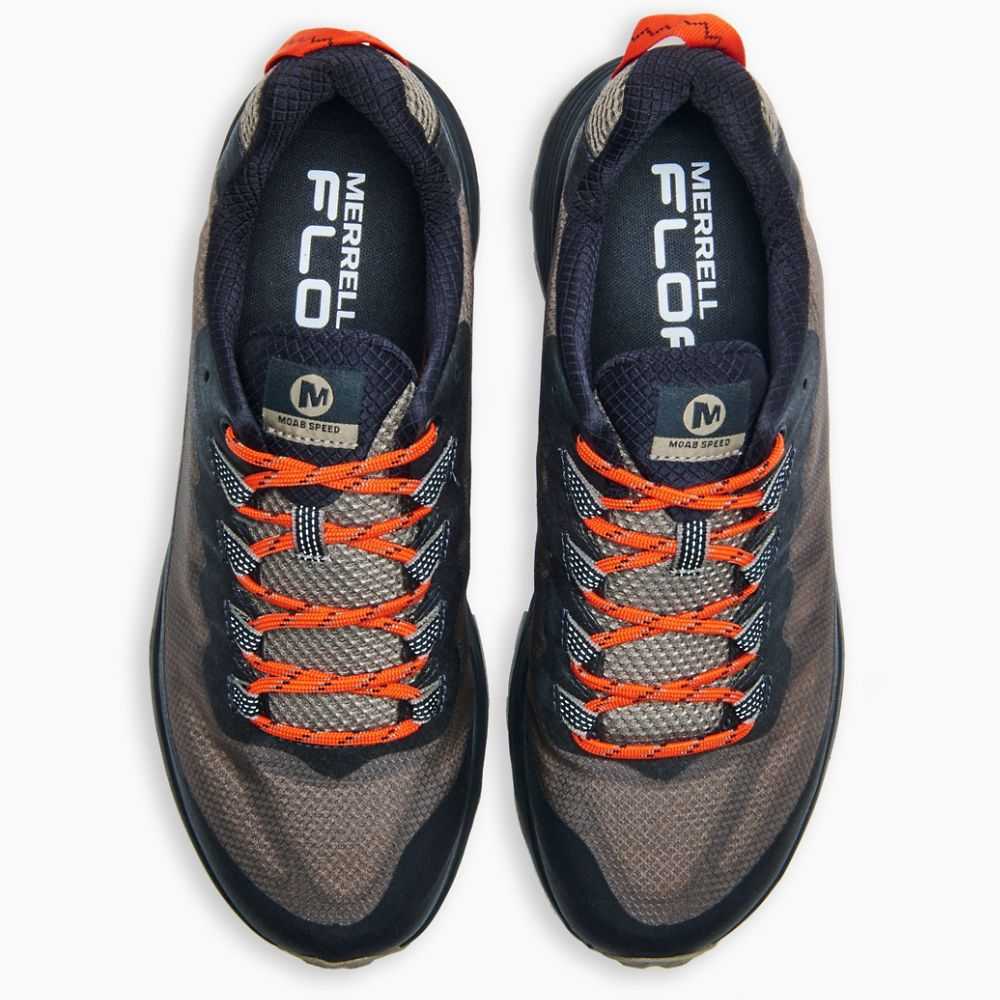 Tenis Merrell Moab Speed Anchos Hombre Grises | México-8230469