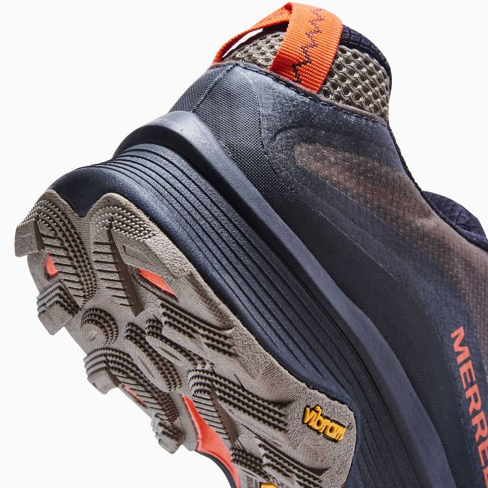 Tenis Merrell Moab Speed Anchos Hombre Grises | México-8230469