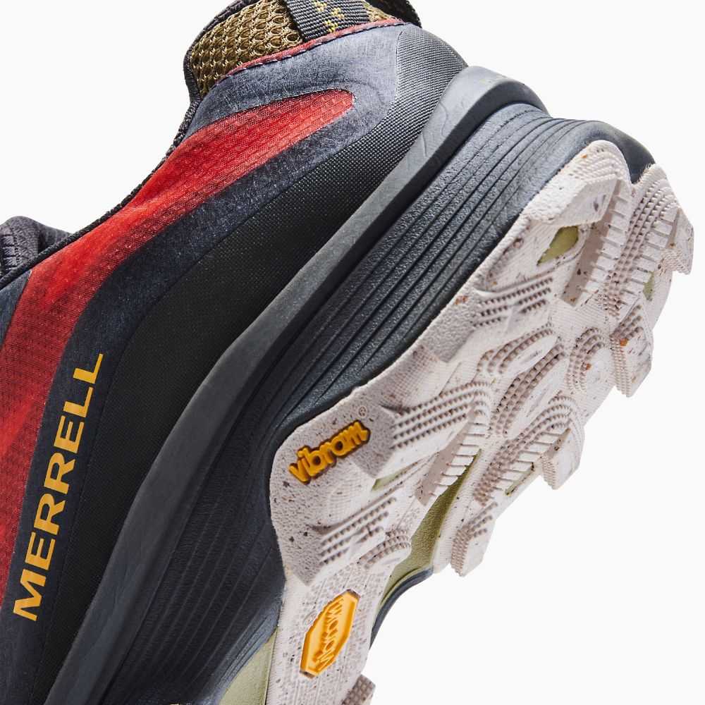 Tenis Merrell Moab Speed Anchos Hombre Naranjas | México-3267048