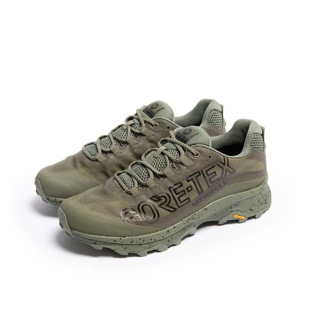 Tenis Merrell Moab Speed GORE-TEX® 1TRL Hombre Verdes Oscuro | México-8630246