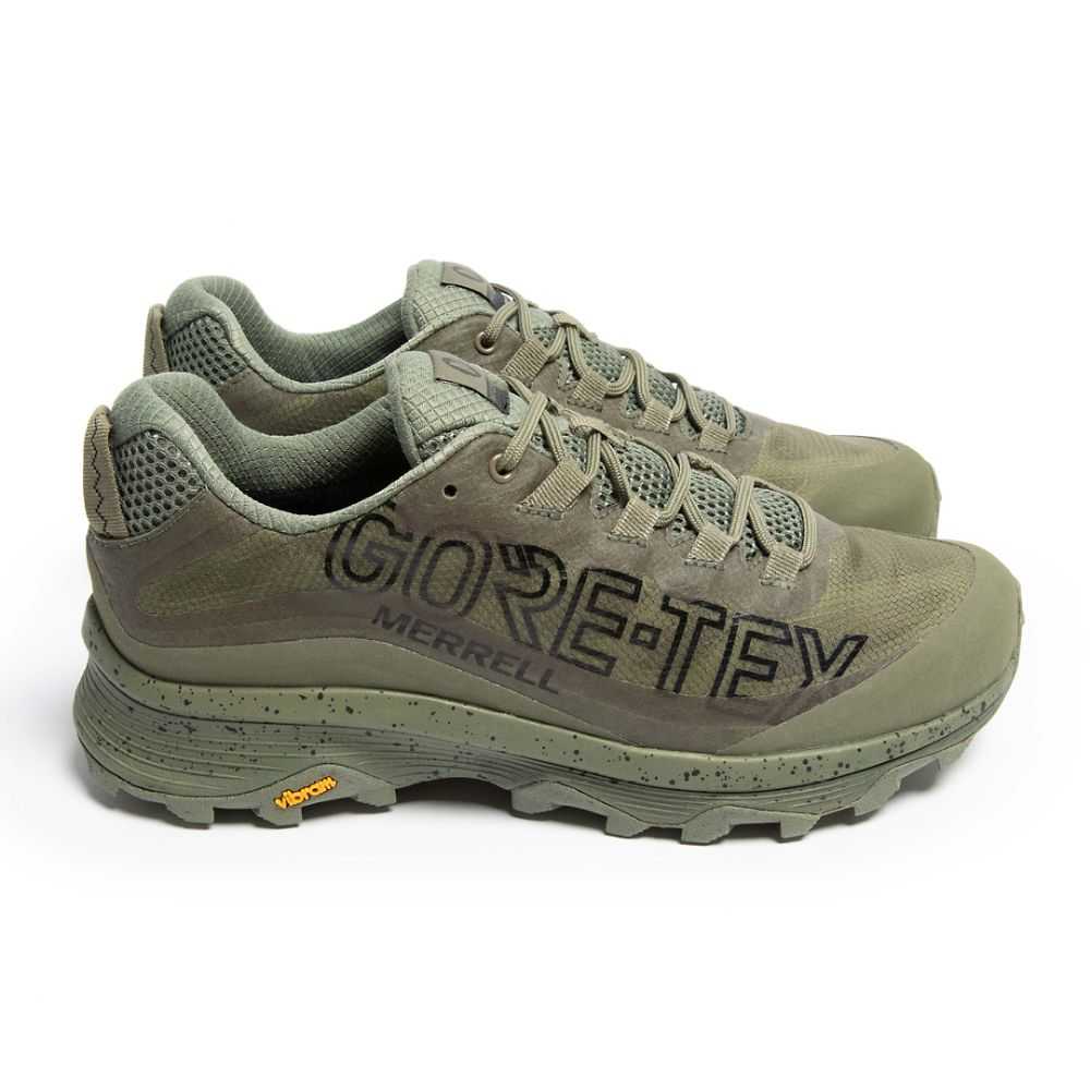 Tenis Merrell Moab Speed GORE-TEX® 1TRL Hombre Verdes Oscuro | México-8630246