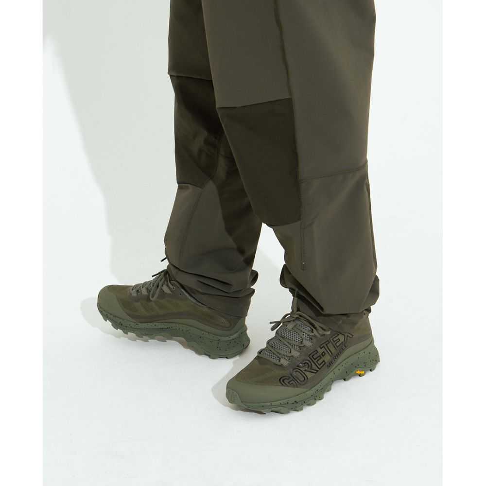 Tenis Merrell Moab Speed GORE-TEX® 1TRL Hombre Verdes Oscuro | México-8630246