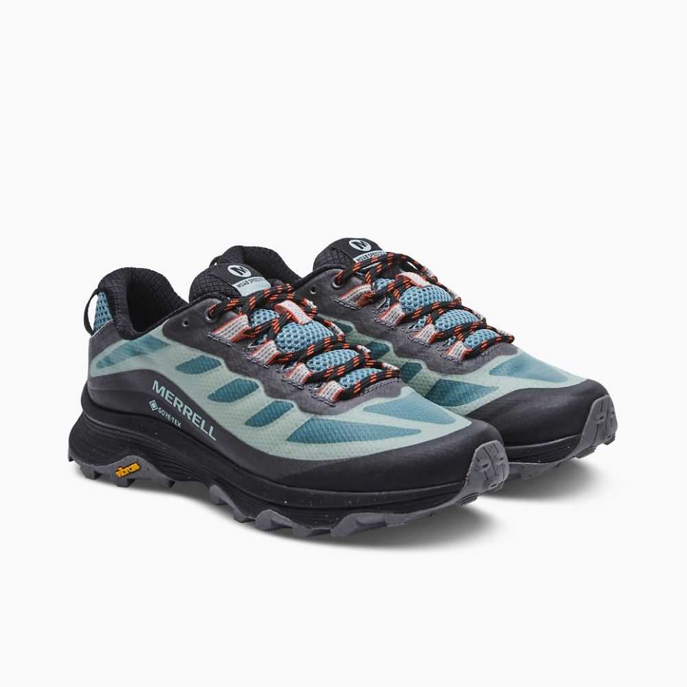 Tenis Merrell Moab Speed GORE-TEX® Mujer Turquesa | México-2947083