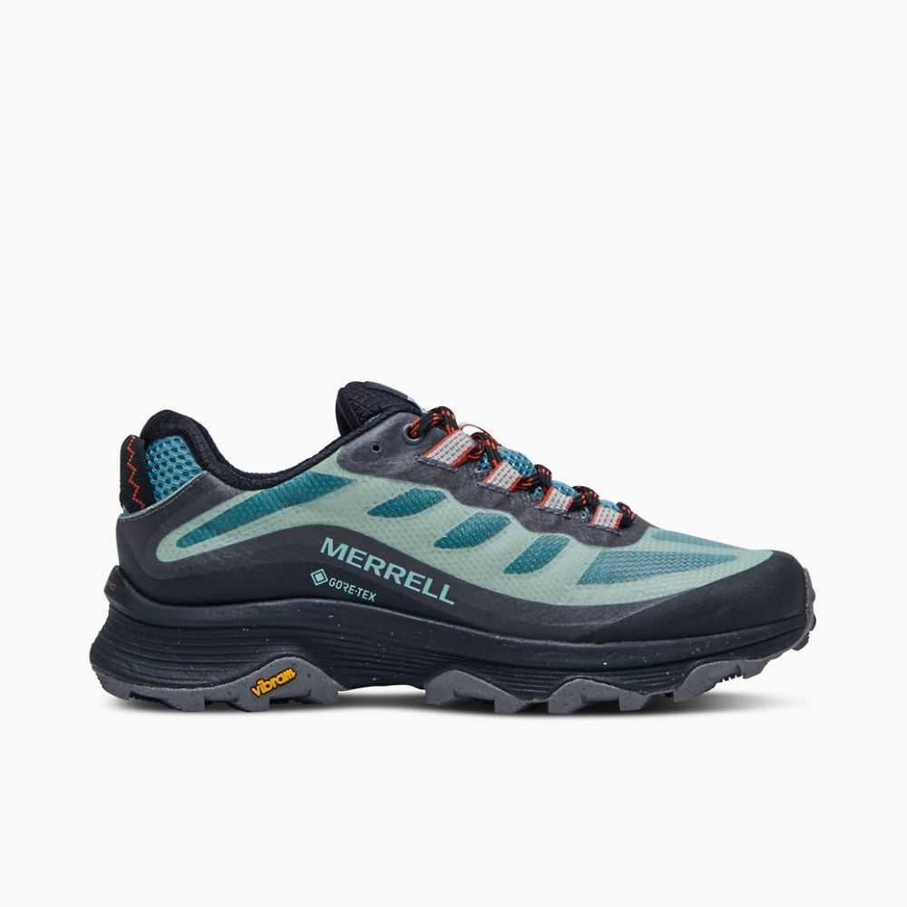 Tenis Merrell Moab Speed GORE-TEX® Mujer Turquesa | México-2947083