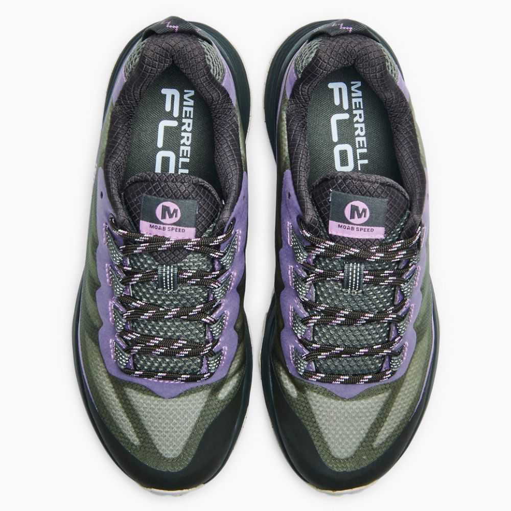 Tenis Merrell Moab Speed GORE-TEX® Mujer Verdes Oscuro | México-7022863