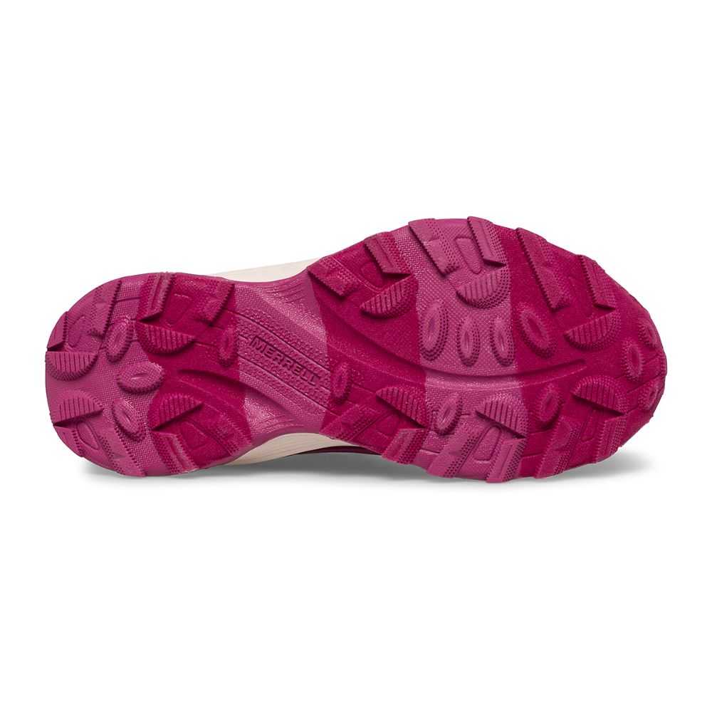 Tenis Merrell Moab Speed Low Niña Grises Fucsia | México-6047396