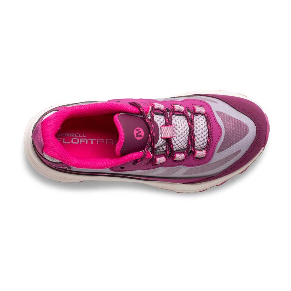 Tenis Merrell Moab Speed Low Niña Grises Fucsia | México-6047396