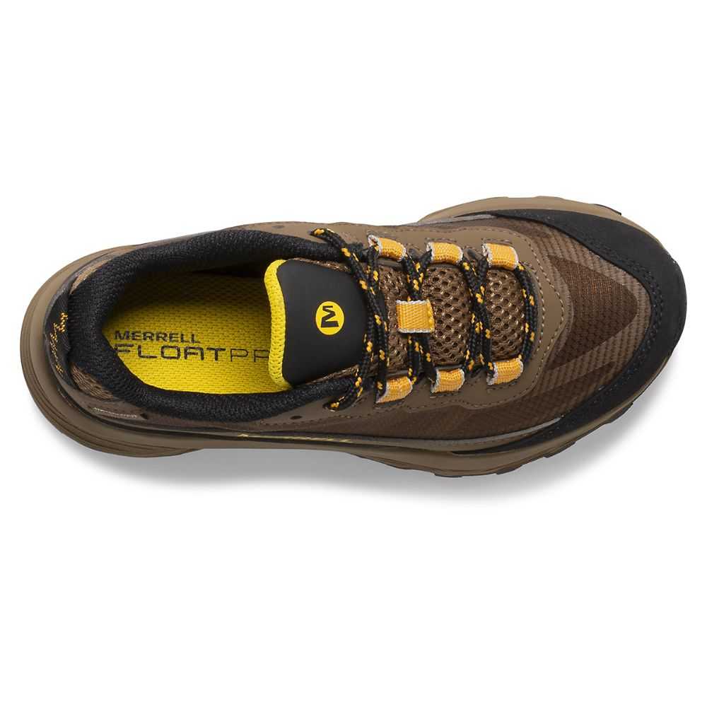 Tenis Merrell Moab Speed Low Niña Grises Oscuro Marrom Claro | México-7246632