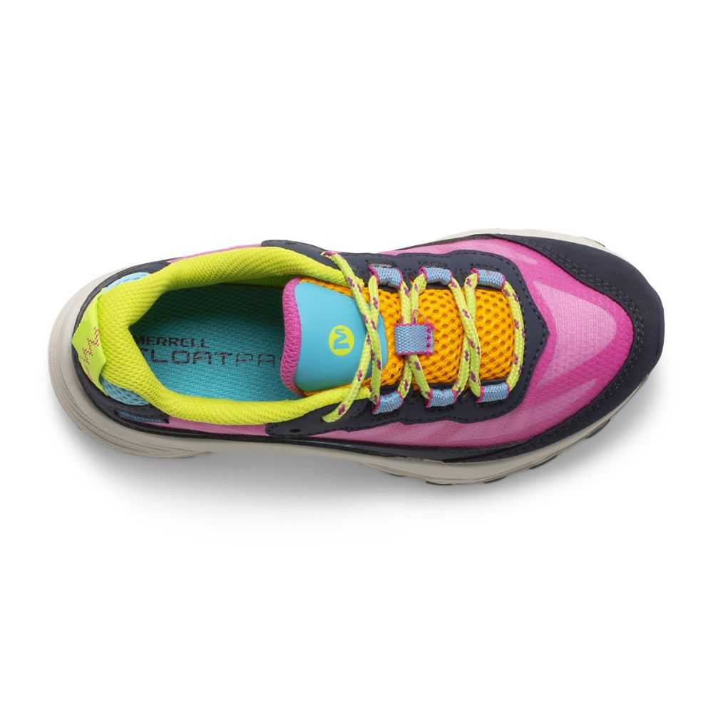 Tenis Merrell Moab Speed Low Niño Azul Marino Multicolor | México-9862276