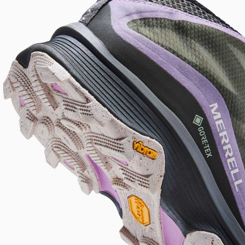 Tenis Merrell Moab Speed Mid GORE-TEX® Mujer Verdes Oscuro | México-8039