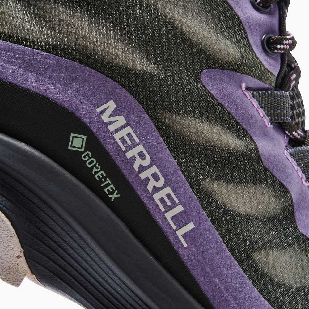 Tenis Merrell Moab Speed Mid GORE-TEX® Mujer Verdes Oscuro | México-8039