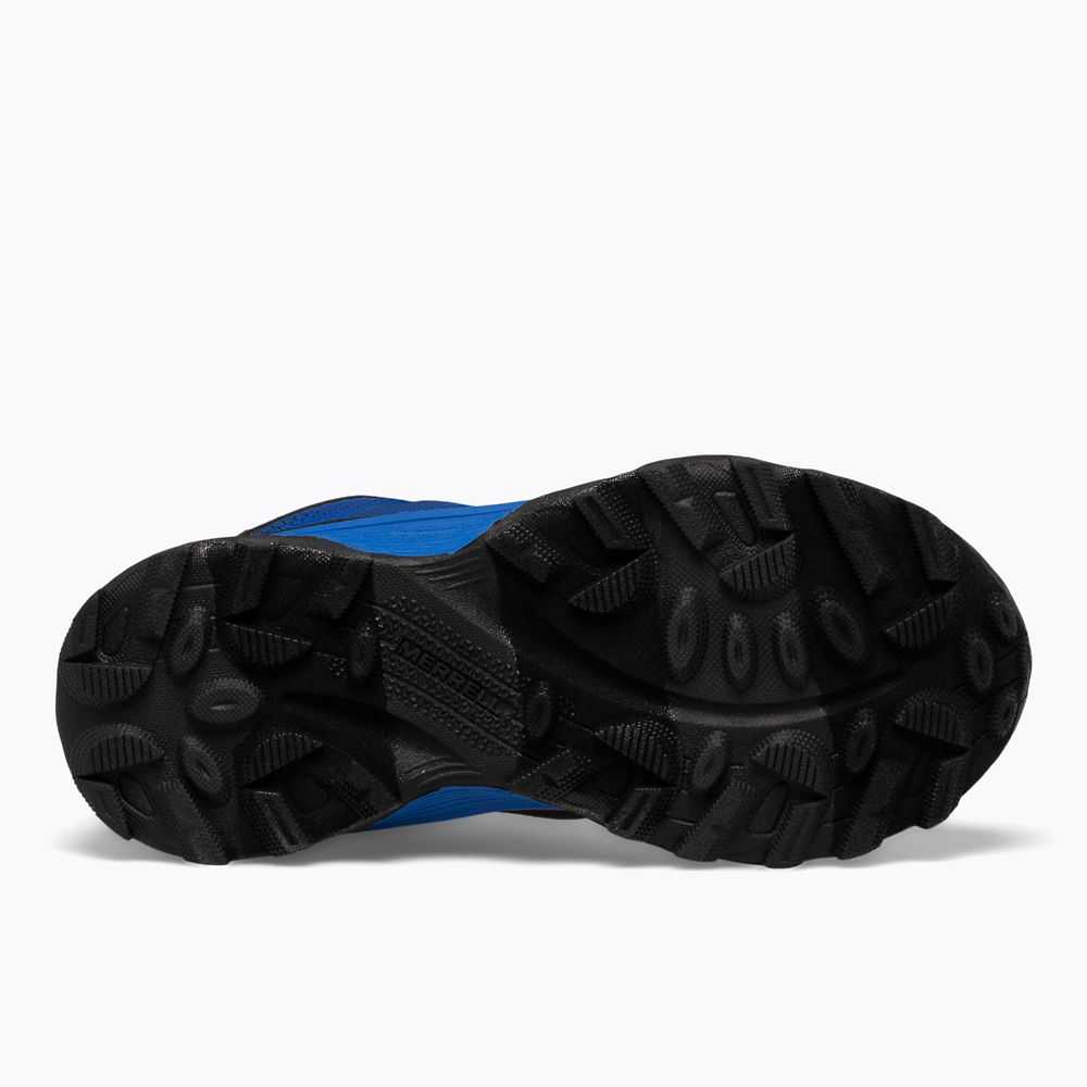 Tenis Merrell Moab Speed Mid Niña Negros Azul Rey Amarillos | México-0232786