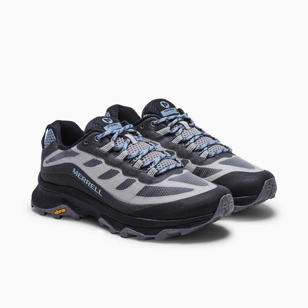 Tenis Merrell Moab Speed Mujer Grises | México-2307826