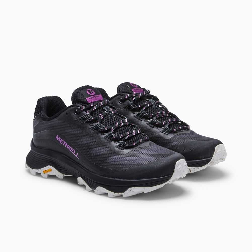 Tenis Merrell Moab Speed Mujer Negros | México-7686942