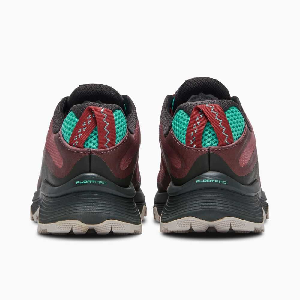 Tenis Merrell Moab Speed Mujer Vino | México-0723968