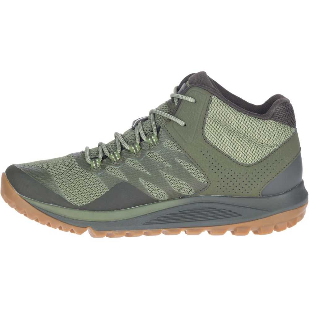 Tenis Merrell Nova 2 Mid Hombre Verdes Oscuro | México-3962647