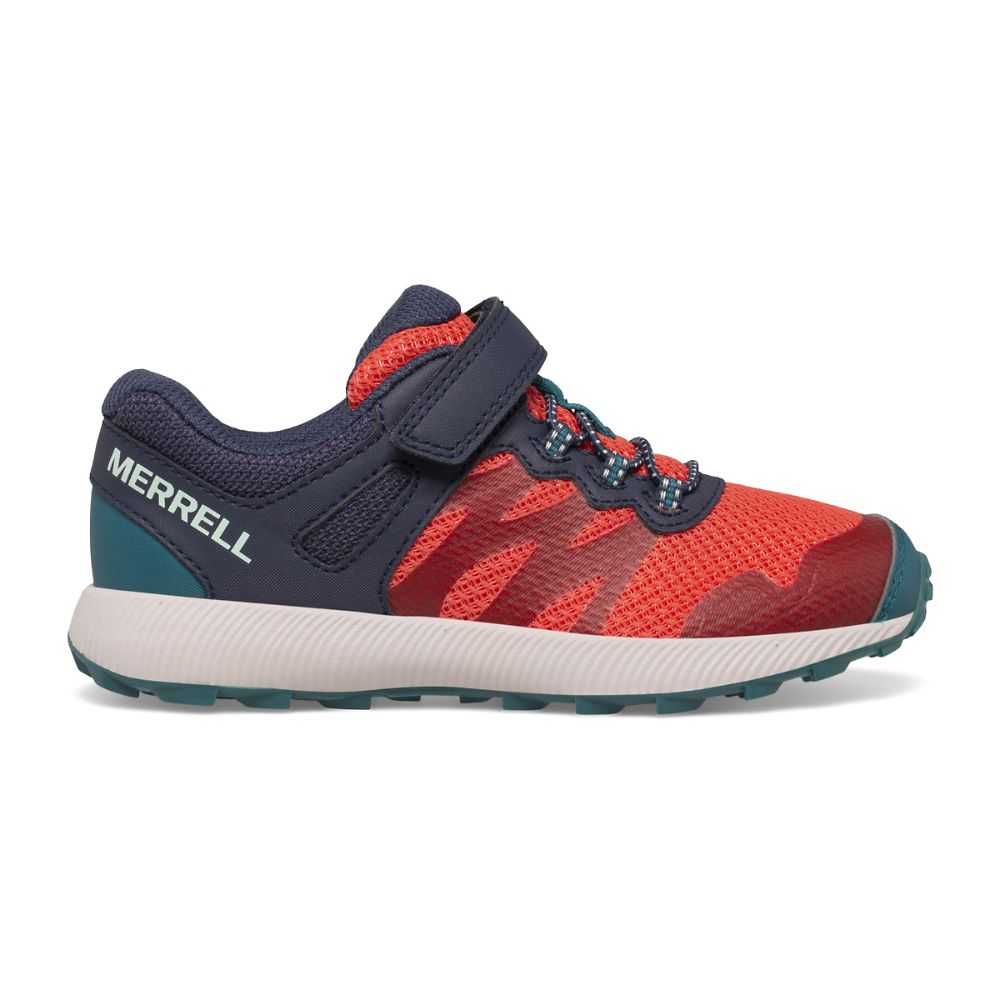 Tenis Merrell Nova 2 Niña Azul Marino Coral | México-4862067