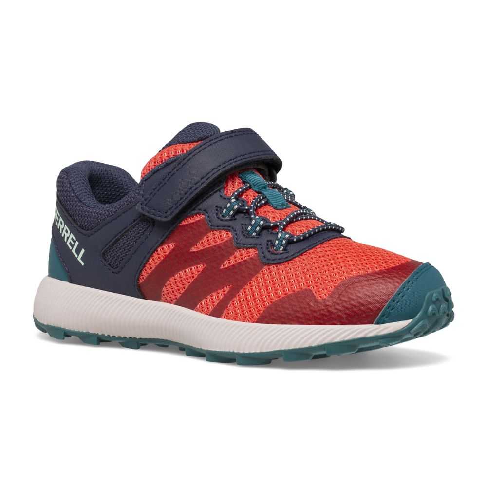 Tenis Merrell Nova 2 Niño Azul Marino Coral | México-0273942