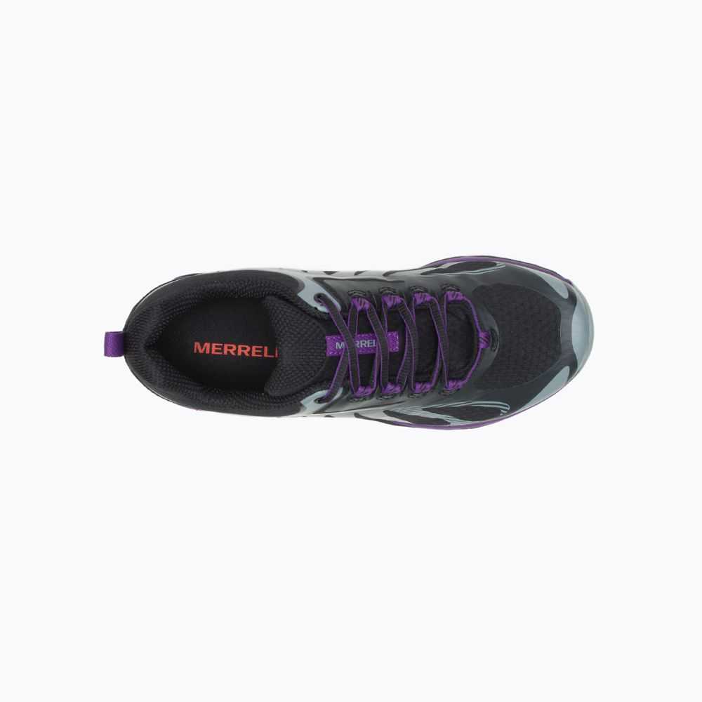 Tenis Merrell Siren Edge 3 Anchos Mujer Negros Morados | México-3246207