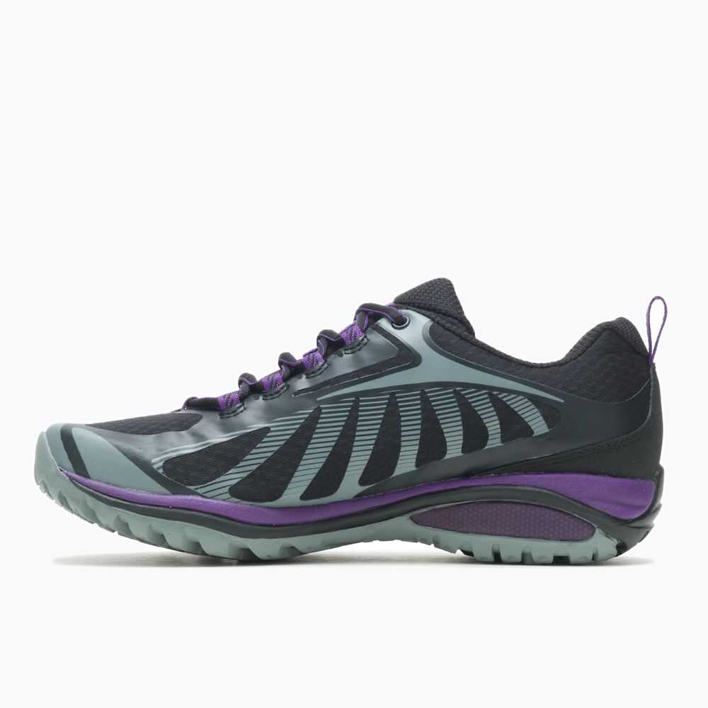 Tenis Merrell Siren Edge 3 Anchos Mujer Negros Morados | México-3246207