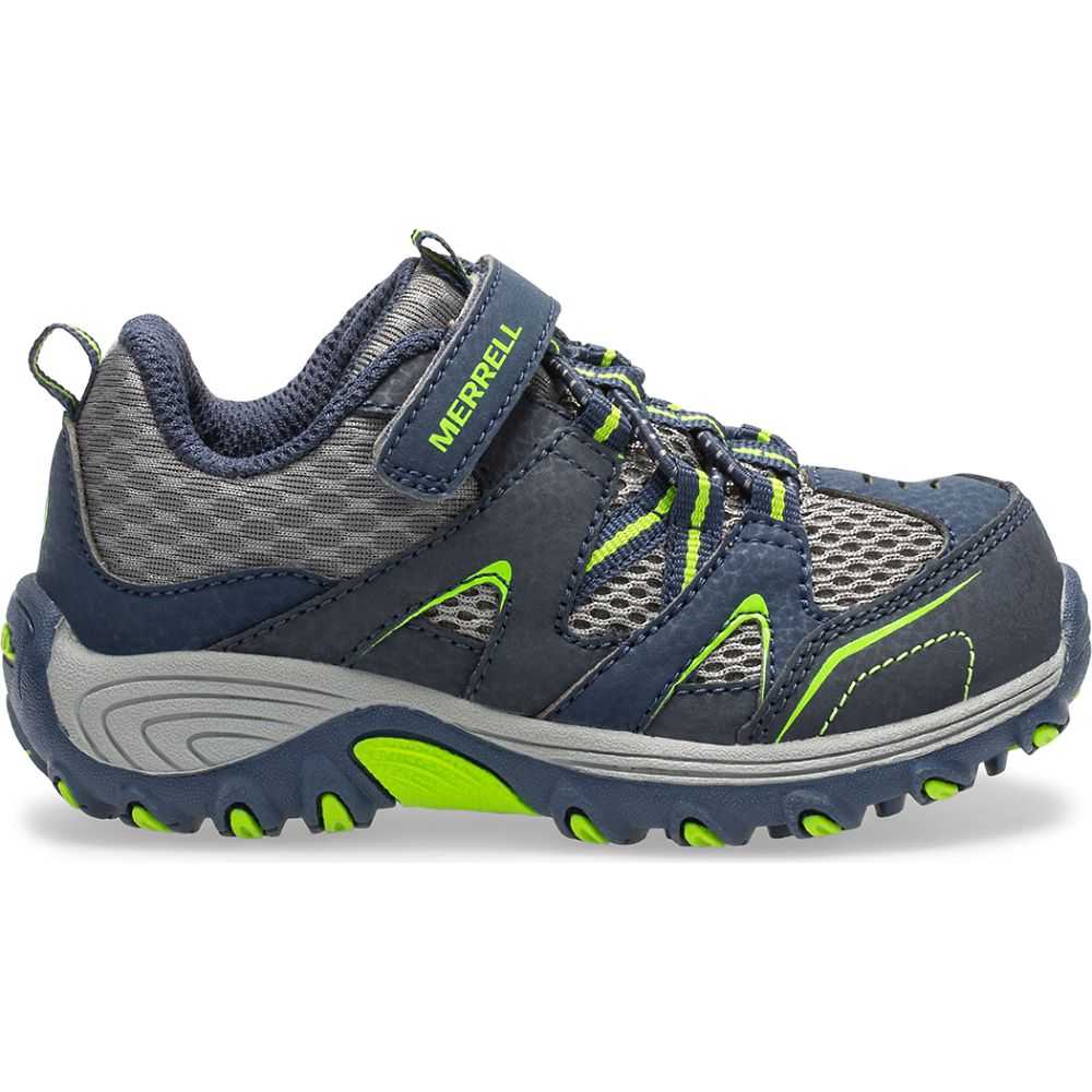 Tenis Merrell Trail Chaser Niña Azul Marino Verdes | México-8067692