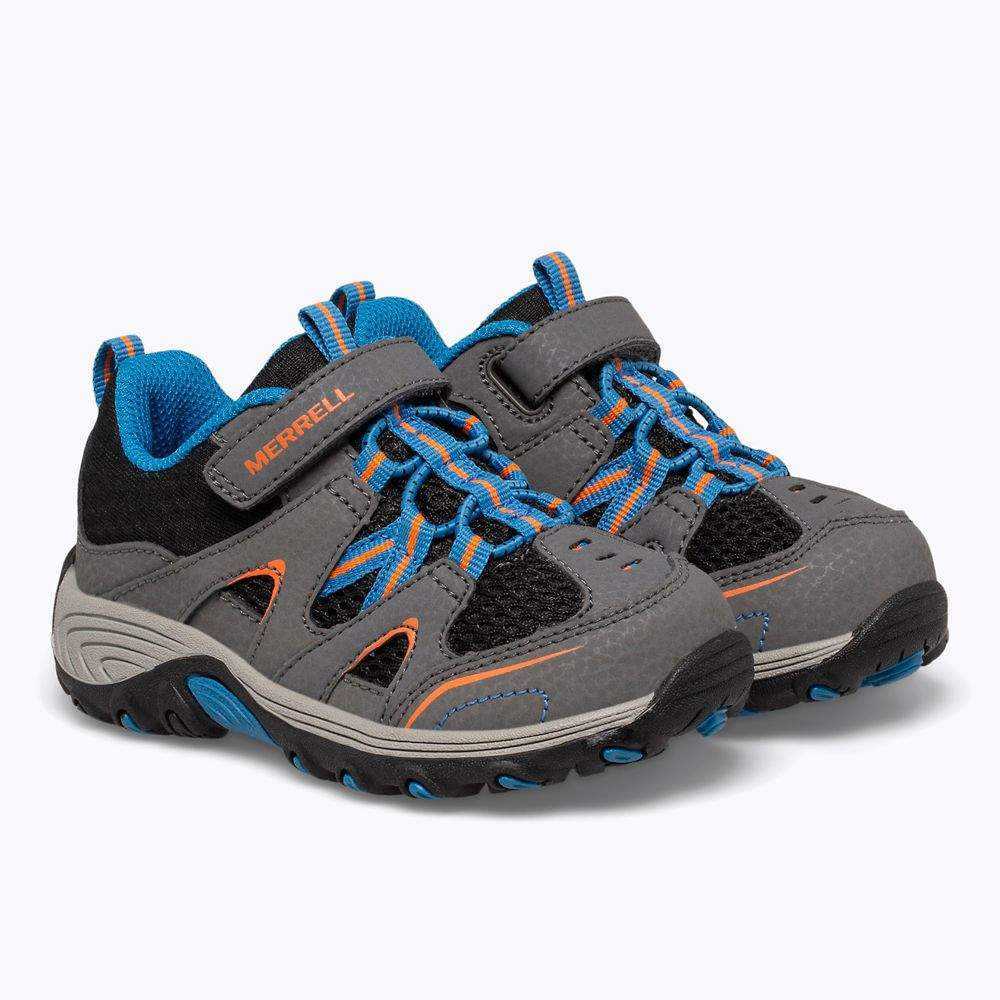 Tenis Merrell Trail Chaser Niño Grises Negros | México-6268043