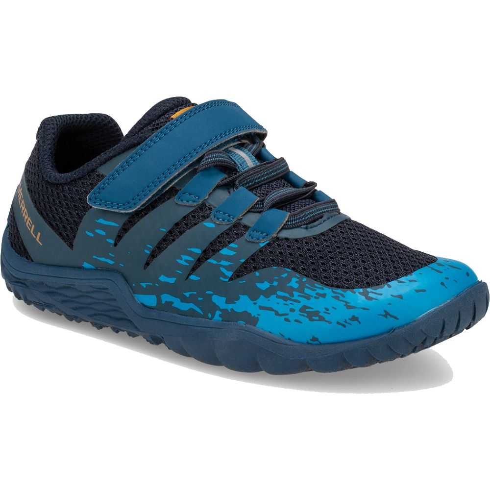 Tenis Merrell Trail Glove 5 Niño Azur Naranjas | México-9824620