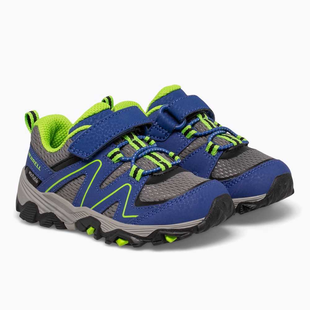 Tenis Merrell Trail Quest Niña Azules Verdes | México-9266742