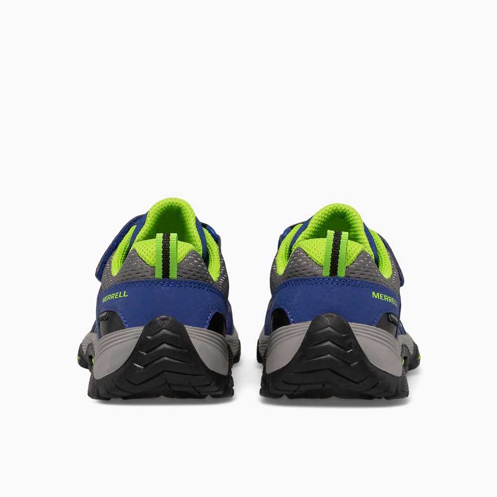 Tenis Merrell Trail Quest Niño Azules Verdes | México-2436087