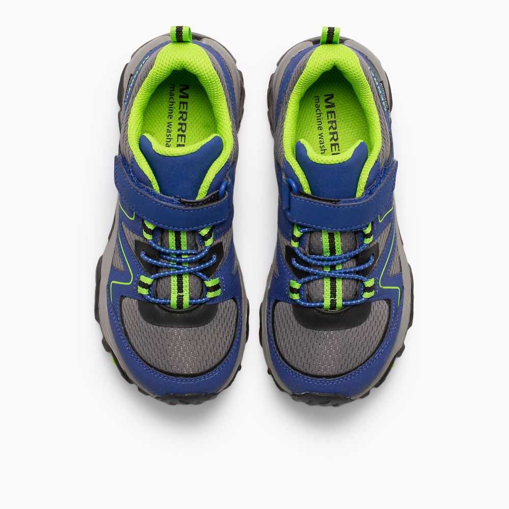 Tenis Merrell Trail Quest Niño Azules Verdes | México-2436087