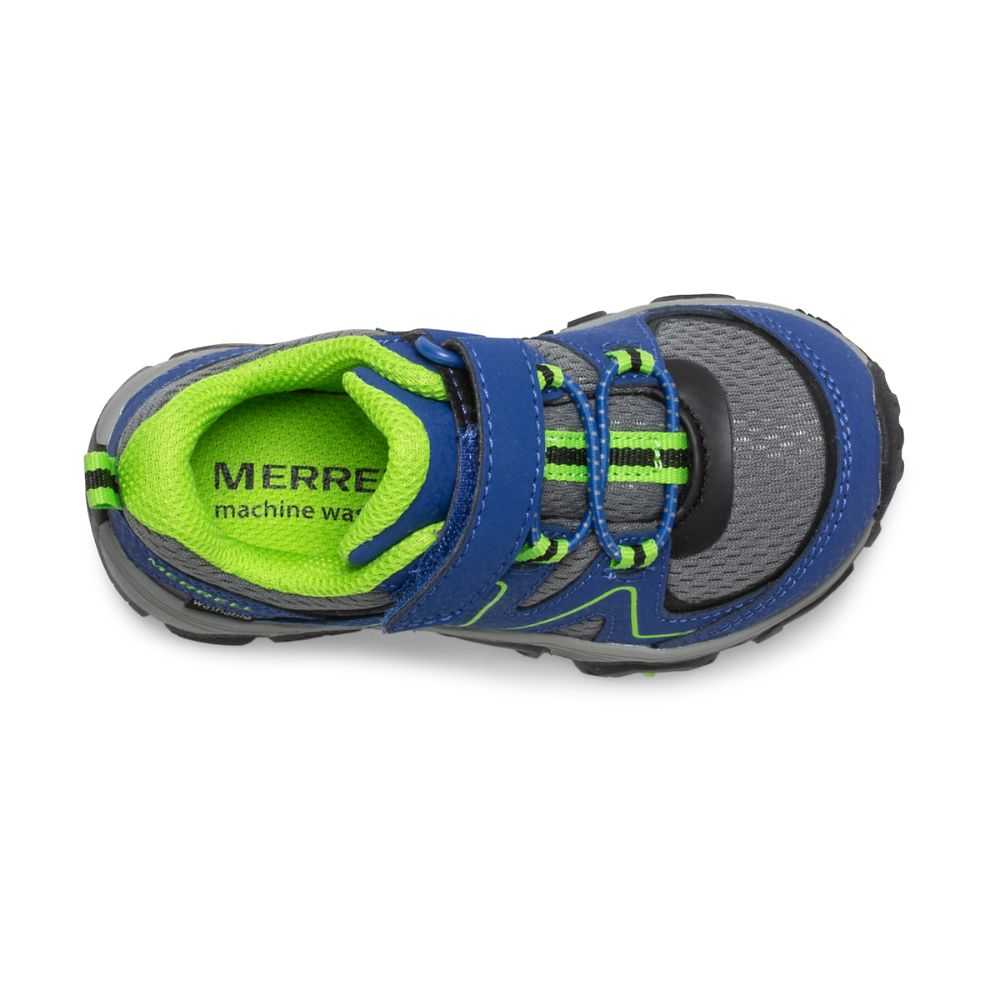 Tenis Merrell Trail Quest Niño Azules Verdes | México-6203746