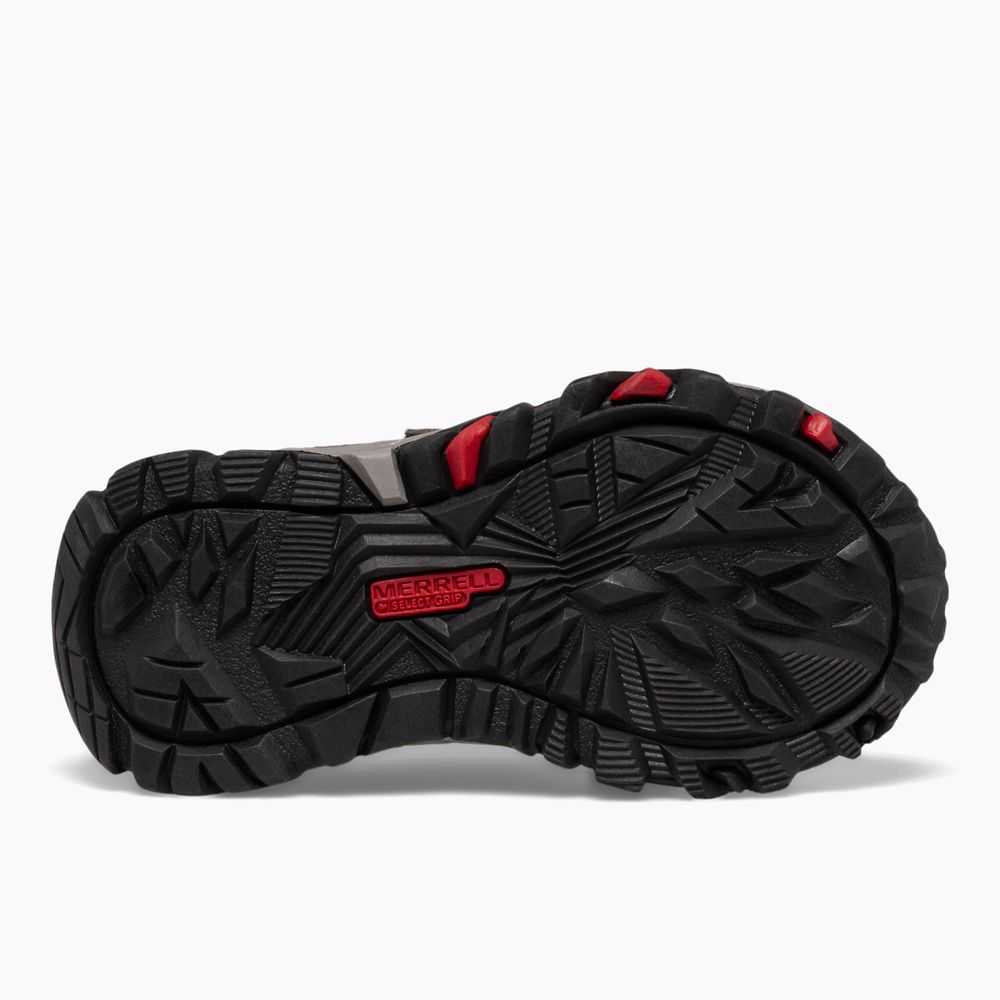 Tenis Merrell Trail Quest Niño Grises Rojos Negros | México-4960228