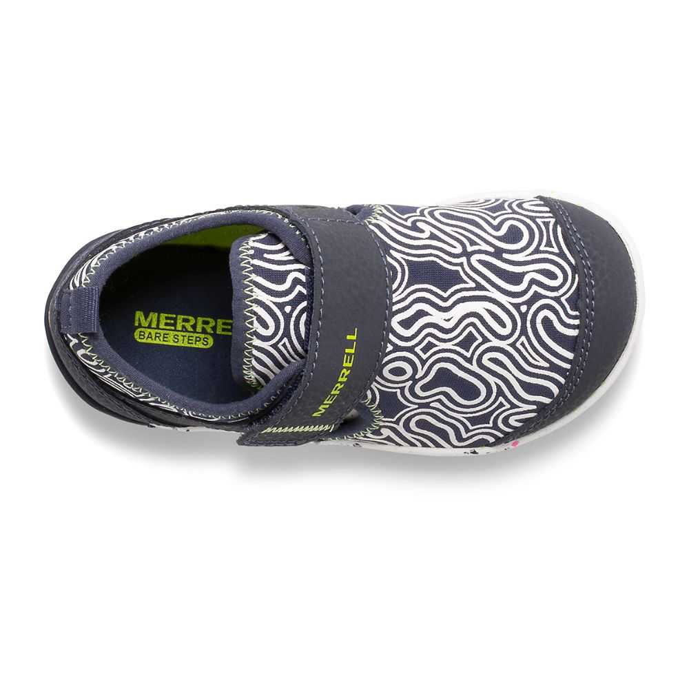 Tenis Para Agua Merrell Bare Steps® H2O Niño Azul Marino Verdes Claro | México-9423620