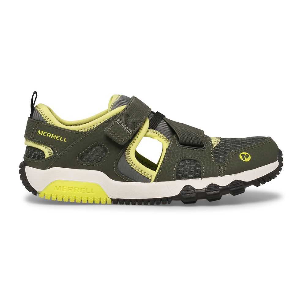 Tenis Para Agua Merrell Hydro Niña Verde Oliva Verdes Claro | México-7426369